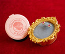 Selena Jewelry Bullion - Fontainebleau Rosy Ruby Tone Royal Halo Stud Earrings