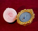 Selena Jewelry Bullion - Chambord 3.5cts Lab Grown Royal Blue Sapphire Pear Soft Floral Halo Pendant Necklace