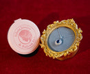 Selena Jewelry Bullion - Fontainebleau 2cts Lab Grown Royal Blue Sapphire Oval Sunburst Halo Pendant Necklace