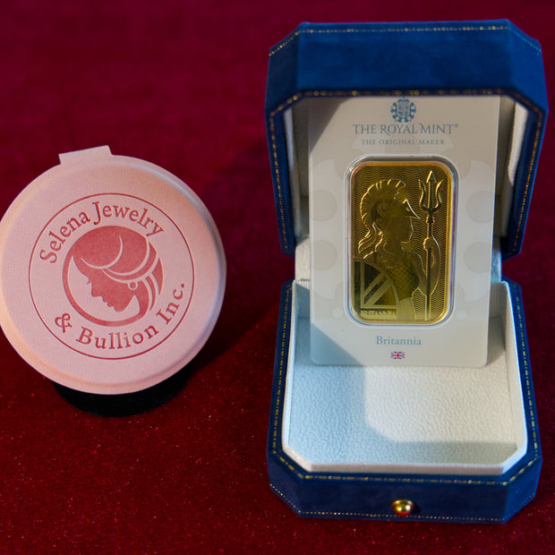 Selena Jewelry Bullion - 1 Troy Ounce 9999 Fine Gold Bar | By Request Only