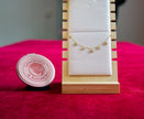 Selena Jewelry Bullion - Trianon Clear Tone Dangling Clover Charm Bracelet