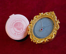 Selena Jewelry Bullion - Chambord 1.5 Carats Lab Grown Ruby Round Milgrain Halo Pendant Necklace