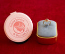 Selena Jewelry Bullion - Fontainebleau Ruby Tone Vintage Halo Ring