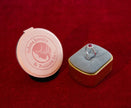 Selena Jewelry Bullion - Fontainebleau 1ct Round Lab Grown Ruby Sunburst Halo Ring