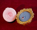 Selena Jewelry Bullion - Marly 2cts Lab Grown Ruby Oval Wheat Halo Pendant Necklace