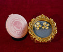 Selena Jewelry Bullion - Marly Matte Gold Four-Petal Floral Clear Tone Stud Earrings
