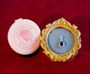 Selena Jewelry Bullion - Chambord 3.5cts Lab Grown Royal Blue Sapphire Pear Soft Floral Halo Pendant Necklace