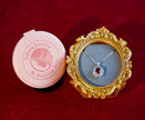 Selena Jewelry Bullion - Marly 2cts Lab Grown Ruby Oval Wheat Halo Pendant Necklace