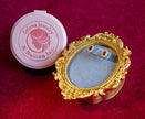 Selena Jewelry Bullion - Fontainebleau Ruby Tone Vintage Oval Halo Stud Earrings