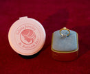 Selena Jewelry Bullion - Bourgogne Clear Tone Heart Vintage Ring