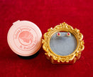Selena Jewelry Bullion - Fontainebleau Rosy Ruby Tone Royal Waterdrop Halo Stud Earrings