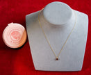 Selena Jewelry Bullion - Chambord Garnet Tone Pendant Necklace