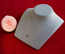 Selena Jewelry Bullion - Chambord Vintage Emerald Tone Oval Pendant Necklace