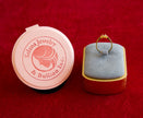 Selena Jewelry Bullion - Fontainebleau Ruby Tone Vintage Halo Ring