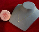 Selena Jewelry Bullion - Trianon Clear Tone Clover Necklace