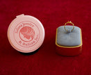 Selena Jewelry Bullion - Bourgogne Ruby Tone Vintage Heart  Open Ring