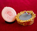 Selena Jewelry Bullion - Linderhof 2cts Per Stone Total 4cts Pair Lab Grown Ruby Oval Floral Halo Stud Earrings