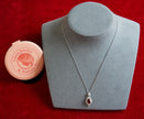 Selena Jewelry Bullion - Fontainebleau 2 carats Lab Grown Ruby Oval Sunburst Halo Pendant Necklace