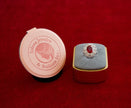 Selena Jewelry Bullion - Hofburg 5cts Lab Grown Ruby Oval Floral Bloom Halo Ring