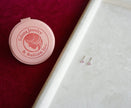 Selena Jewelry Bullion - Bourgogne Rosy Pink Heart Stud Earrings