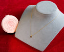 Selena Jewelry Bullion - Chambord Garnet Tone Pendant Necklace