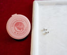 Selena Jewelry Bullion - Dewdrop Sports Series 8mm Round Clear Tone Austrian Crystal Titanium Screw‑Back Stud Earrings