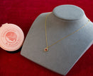 Selena Jewelry Bullion - Fontainebleau Ruby Tone Floral Dainty Necklace