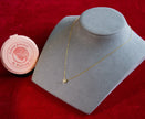 Selena Jewelry Bullion - Bourgogne Clear Tone Heart Solitaire Necklace