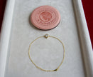 Selena Jewelry Bullion - Trianon Clear Tone Delicate Chain Anklet
