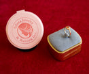 Selena Jewelry Bullion - Fontainebleau Ruby Tone Vintage Halo Ring