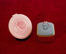 Selena Jewelry Bullion - Fontainebleau 1ct Round Lab Grown Ruby Sunburst Halo Ring