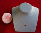 Selena Jewelry Bullion - Bourgogne  Ruby Tone Heart Pendant Necklace