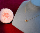 Selena Jewelry Bullion - Bourgogne Heart Ruby Tone Pendant Necklace