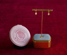 Selena Jewelry Bullion - Hofburg Clear Tone Pear-Shaped Drop Earrings