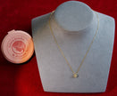 Selena Jewelry Bullion - Trianon Clear Tone Mini Clover Necklace