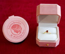 Selena Jewelry Bullion - Fontainebleau Ruby Tone Vintage Halo Ring