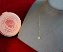 Selena Jewelry Bullion - Trianon Clear Tone Clover Necklace