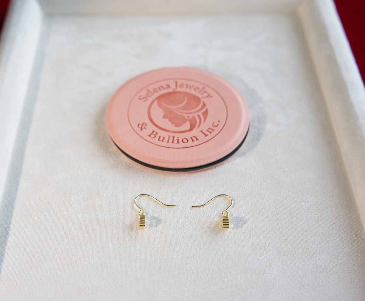 Selena Jewelry Bullion - Hofburg Pear Cut Clear Tone Drop Hook Earrings