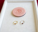Selena Jewelry Bullion - Bourgogne Ruby Tone Vintage Heart  Open Ring