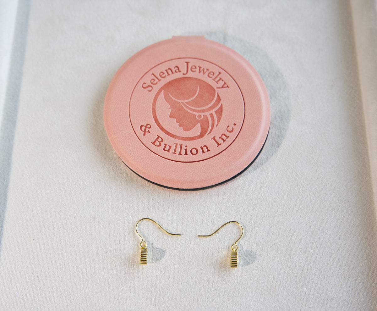 Selena Jewelry Bullion - Hofburg Pear Cut Clear Tone Drop Hook Earrings