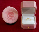 Selena Jewelry Bullion - Bourgogne Heart Butterfly Clear Tone Ring