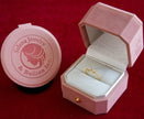 Selena Jewelry Bullion - Bourgogne Heart Butterfly Clear Tone Ring