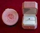 Selena Jewelry Bullion - Bourgogne Ruby Tone Vintage Heart  Open Ring