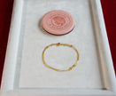 Selena Jewelry Bullion - Versailles Ruby Tone Royal Vintage Chain Bracelet