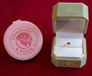 Selena Jewelry Bullion - Bourgogne Ruby Tone Vintage Heart  Open Ring